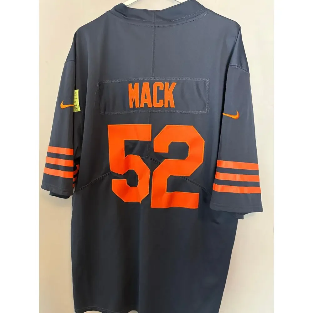Khalil Mack Chicago Bears Nike On Field Jersey Navy Size XL